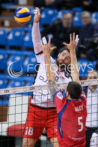  14.02.2018 RZESZOW POLAND<br />SIATKOWKA PUCHAR CEV <br />MEN VOLLEYBALL CEV CUP <br />MATCH ASSECO RESOVIA - GFC AJACCIO VB <br />N/Z DAWID DRYJA <br /> 