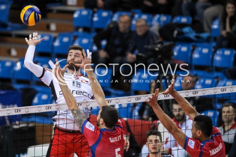  14.02.2018 RZESZOW POLAND<br />SIATKOWKA PUCHAR CEV <br />MEN VOLLEYBALL CEV CUP <br />MATCH ASSECO RESOVIA - GFC AJACCIO VB <br />N/Z DAWID DRYJA <br /> 
