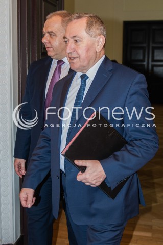  14.02.2018 WARSZAWA<br />POSIEDZENIE RADY MINISTROW<br />N/Z JACEK SASIN HENRYK KOWALCZYK<br /> 