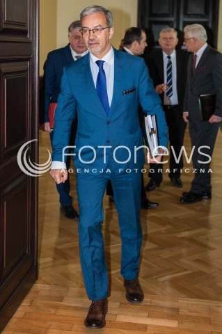  14.02.2018 WARSZAWA<br />POSIEDZENIE RADY MINISTROW<br />N/Z JERZY KWIECINSKI<br /> 