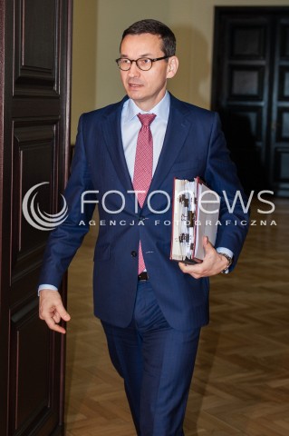  14.02.2018 WARSZAWA<br />POSIEDZENIE RADY MINISTROW<br />N/Z PREMIER MATEUSZ MORAWIECKI<br /> 