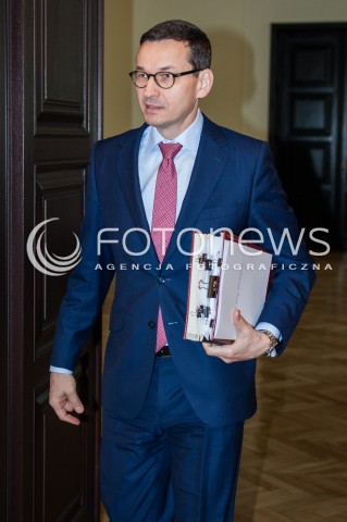  14.02.2018 WARSZAWA<br />POSIEDZENIE RADY MINISTROW<br />N/Z PREMIER MATEUSZ MORAWIECKI<br /> 