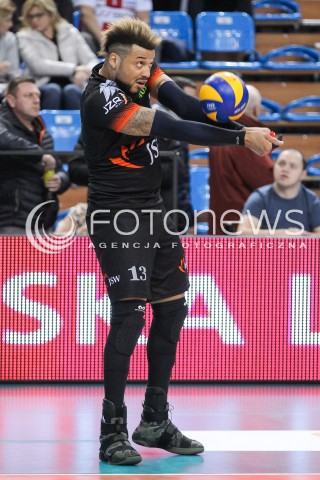  18.02.2018 RZESZOW<br />SIATKOWKA PLUSLIGA 2017/2018 MEN VOLLEYBALL POLAND POLISH PLUS LIGA LEAGUE SEASON 2017/2018<br />MECZ ASSECO RESOVIA RZESZOW - JASTRZEBSKI WEGIEL <br />N/Z SALVADOR HIDALGO OLIVA SYLWETKA <br /> 