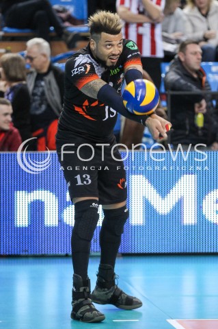  18.02.2018 RZESZOW<br />SIATKOWKA PLUSLIGA 2017/2018 MEN VOLLEYBALL POLAND POLISH PLUS LIGA LEAGUE SEASON 2017/2018<br />MECZ ASSECO RESOVIA RZESZOW - JASTRZEBSKI WEGIEL <br />N/Z SALVADOR HIDALGO OLIVA SYLWETKA <br /> 