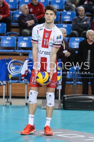  18.02.2018 RZESZOW<br />SIATKOWKA PLUSLIGA 2017/2018 MEN VOLLEYBALL POLAND POLISH PLUS LIGA LEAGUE SEASON 2017/2018<br />MECZ ASSECO RESOVIA RZESZOW - JASTRZEBSKI WEGIEL <br />N/Z ALEKSANDER SLIWKA SYLWETKA <br /> 