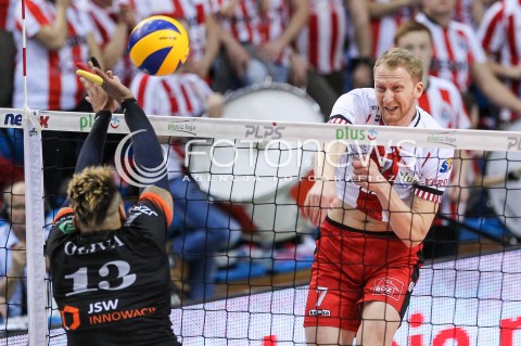  18.02.2018 RZESZOW<br />SIATKOWKA PLUSLIGA 2017/2018 MEN VOLLEYBALL POLAND POLISH PLUS LIGA LEAGUE SEASON 2017/2018<br />MECZ ASSECO RESOVIA RZESZOW - JASTRZEBSKI WEGIEL <br />N/Z JAKUB JAROSZ <br /> 