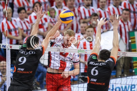  18.02.2018 RZESZOW<br />SIATKOWKA PLUSLIGA 2017/2018 MEN VOLLEYBALL POLAND POLISH PLUS LIGA LEAGUE SEASON 2017/2018<br />MECZ ASSECO RESOVIA RZESZOW - JASTRZEBSKI WEGIEL <br />N/Z JAKUB JAROSZ <br /> 