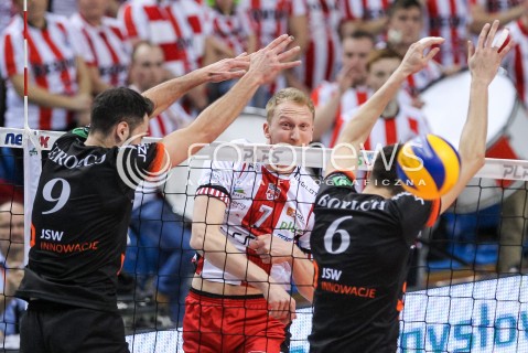  18.02.2018 RZESZOW<br />SIATKOWKA PLUSLIGA 2017/2018 MEN VOLLEYBALL POLAND POLISH PLUS LIGA LEAGUE SEASON 2017/2018<br />MECZ ASSECO RESOVIA RZESZOW - JASTRZEBSKI WEGIEL <br />N/Z JAKUB JAROSZ <br /> 