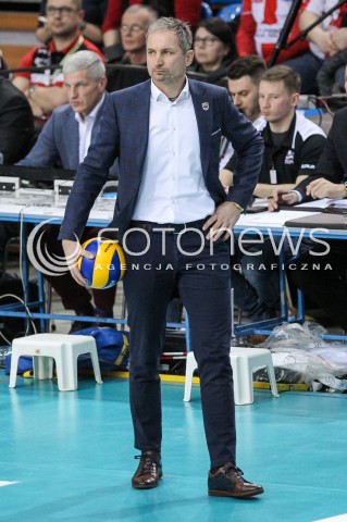  18.02.2018 RZESZOW<br />SIATKOWKA PLUSLIGA 2017/2018 MEN VOLLEYBALL POLAND POLISH PLUS LIGA LEAGUE SEASON 2017/2018<br />MECZ ASSECO RESOVIA RZESZOW - JASTRZEBSKI WEGIEL <br />N/Z ANDRZEJ KOWAL - I TRENER ( HEAD COACH ) SYLWETKA <br /> 