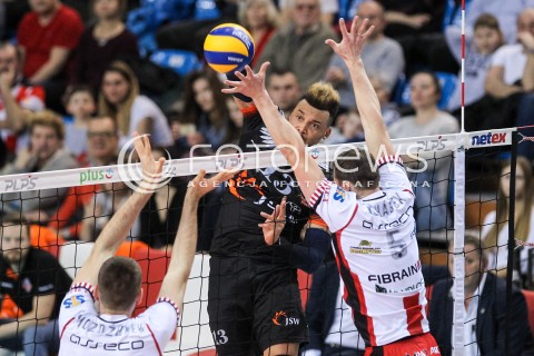  18.02.2018 RZESZOW<br />SIATKOWKA PLUSLIGA 2017/2018 MEN VOLLEYBALL POLAND POLISH PLUS LIGA LEAGUE SEASON 2017/2018<br />MECZ ASSECO RESOVIA RZESZOW - JASTRZEBSKI WEGIEL <br />N/Z SALVADOR HIDALGO OLIVA <br /> 