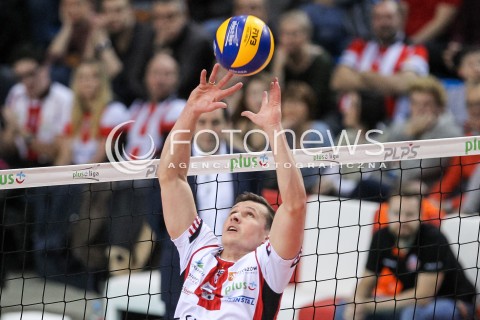  18.02.2018 RZESZOW<br />SIATKOWKA PLUSLIGA 2017/2018 MEN VOLLEYBALL POLAND POLISH PLUS LIGA LEAGUE SEASON 2017/2018<br />MECZ ASSECO RESOVIA RZESZOW - JASTRZEBSKI WEGIEL <br />N/Z LUKAS TICHACEK SYLWETKA <br /> 