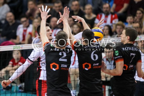  18.02.2018 RZESZOW<br />SIATKOWKA PLUSLIGA 2017/2018 MEN VOLLEYBALL POLAND POLISH PLUS LIGA LEAGUE SEASON 2017/2018<br />MECZ ASSECO RESOVIA RZESZOW - JASTRZEBSKI WEGIEL <br />N/Z THIBAULT ROSSARD <br /> 