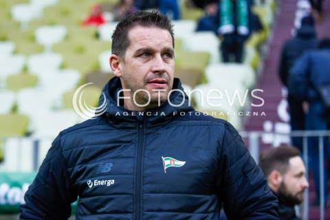  18.02.2018 GDANSK <br />PILKA NOZNA - EKSTRAKLASA SEZON 2017/2018<br />MECZ LECHIA GDANSK - PIAST GLIWICE<br />N/Z ADAM OWEN<br /> 