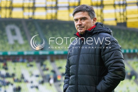  18.02.2018 GDANSK <br />PILKA NOZNA - EKSTRAKLASA SEZON 2017/2018<br />MECZ LECHIA GDANSK - PIAST GLIWICE<br />N/Z WALDEMAR FORNALIK<br /> 