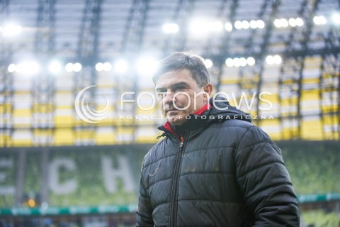  18.02.2018 GDANSK <br />PILKA NOZNA - EKSTRAKLASA SEZON 2017/2018<br />MECZ LECHIA GDANSK - PIAST GLIWICE<br />N/Z WALDEMAR FORNALIK<br /> 