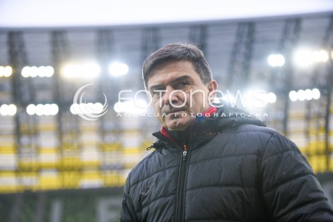  18.02.2018 GDANSK <br />PILKA NOZNA - EKSTRAKLASA SEZON 2017/2018<br />MECZ LECHIA GDANSK - PIAST GLIWICE<br />N/Z WALDEMAR FORNALIK<br /> 