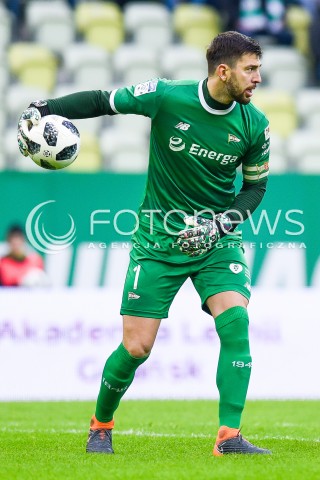  18.02.2018 GDANSK <br />PILKA NOZNA - EKSTRAKLASA SEZON 2017/2018<br />MECZ LECHIA GDANSK - PIAST GLIWICE<br />N/Z DUSAN KUCIAK<br /> 