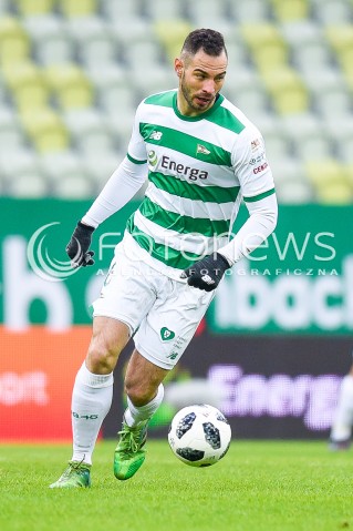  18.02.2018 GDANSK <br />PILKA NOZNA - EKSTRAKLASA SEZON 2017/2018<br />MECZ LECHIA GDANSK - PIAST GLIWICE<br />N/Z SIMEON SLAWCZEW<br /> 