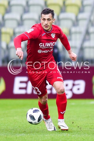  18.02.2018 GDANSK <br />PILKA NOZNA - EKSTRAKLASA SEZON 2017/2018<br />MECZ LECHIA GDANSK - PIAST GLIWICE<br />N/Z TOMASZ JODLOWIEC<br /> 