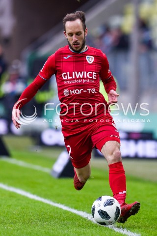  18.02.2018 GDANSK <br />PILKA NOZNA - EKSTRAKLASA SEZON 2017/2018<br />MECZ LECHIA GDANSK - PIAST GLIWICE<br />N/Z SASA ZIVEC<br /> 