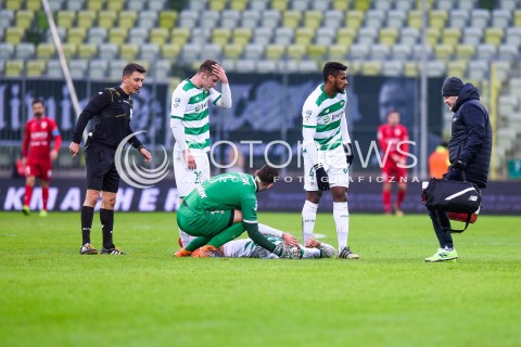  18.02.2018 GDANSK <br />PILKA NOZNA - EKSTRAKLASA SEZON 2017/2018<br />MECZ LECHIA GDANSK - PIAST GLIWICE<br />N/Z DUSAN KUCIAK JOAO NUNES GERSON GUIMARAES<br /> 