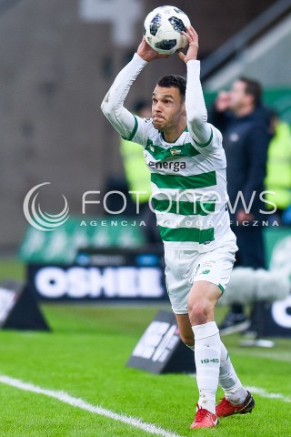  18.02.2018 GDANSK <br />PILKA NOZNA - EKSTRAKLASA SEZON 2017/2018<br />MECZ LECHIA GDANSK - PIAST GLIWICE<br />N/Z JOAO NUNES<br /> 