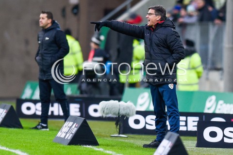  18.02.2018 GDANSK <br />PILKA NOZNA - EKSTRAKLASA SEZON 2017/2018<br />MECZ LECHIA GDANSK - PIAST GLIWICE<br />N/Z WALDEMAR FORNALIK<br /> 