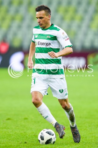  18.02.2018 GDANSK <br />PILKA NOZNA - EKSTRAKLASA SEZON 2017/2018<br />MECZ LECHIA GDANSK - PIAST GLIWICE<br />N/Z SLAWOMIR PESZKO<br /> 