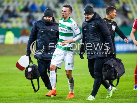  18.02.2018 GDANSK <br />PILKA NOZNA - EKSTRAKLASA SEZON 2017/2018<br />MECZ LECHIA GDANSK - PIAST GLIWICE<br />N/Z RAFAL WOLSKI<br /> 