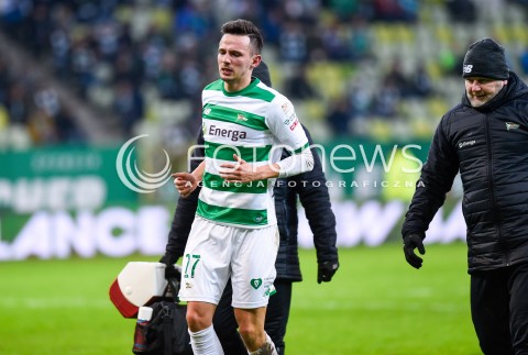  18.02.2018 GDANSK <br />PILKA NOZNA - EKSTRAKLASA SEZON 2017/2018<br />MECZ LECHIA GDANSK - PIAST GLIWICE<br />N/Z RAFAL WOLSKI<br /> 