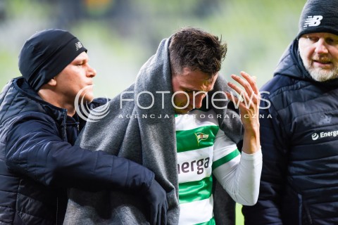  18.02.2018 GDANSK <br />PILKA NOZNA - EKSTRAKLASA SEZON 2017/2018<br />MECZ LECHIA GDANSK - PIAST GLIWICE<br />N/Z RAFAL WOLSKI<br /> 