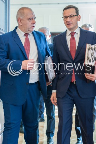  20.02.2018 WARSZAWA<br />POSIEDZENIE RADY MINISTROW<br />N/Z MATEUSZ MORAWIECKI JACEK SASIN <br /> 