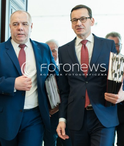  20.02.2018 WARSZAWA<br />POSIEDZENIE RADY MINISTROW<br />N/Z MATEUSZ MORAWIECKI JACEK SASIN <br /> 