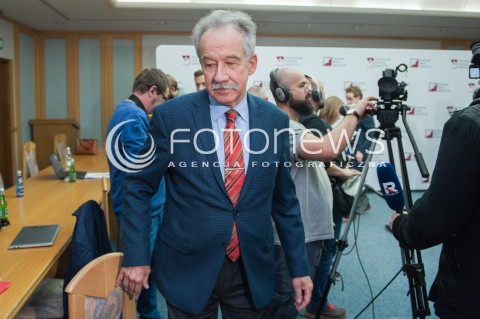  21.02.2018 WARSZAWA<br />BRIEFING PRZEWODNICZACEGO PANSTWOWEJ KOMISJI WYBORCZEJ <br />N/Z PRZEWODNICZACY PANSTWOWEJ KOMISJI WYBORCZEJ WOJCIECH HERMELINSKI<br /> 