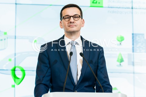  22.02.2018 WARSZAWA<br />KONFERENCJA PRASOWA PREMIERA MATEUSZA MORAWIECKIEGO NA TEMAT WALKI ZE SMOGIEM - PROGRAM RZADOWY SMOG STOP<br />N/Z PREMIER MATEUSZ MORAWIECKI<br /> 