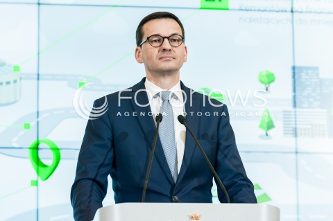  22.02.2018 WARSZAWA<br />KONFERENCJA PRASOWA PREMIERA MATEUSZA MORAWIECKIEGO NA TEMAT WALKI ZE SMOGIEM - PROGRAM RZADOWY SMOG STOP<br />N/Z PREMIER MATEUSZ MORAWIECKI<br /> 