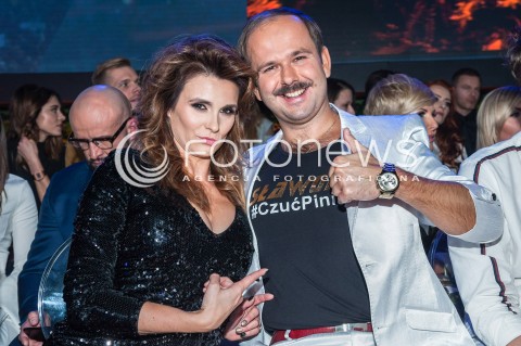  22.02.2018 WARSZAWA<br />PREZENTACJA RAMOWKI TVP WIOSNA 2018<br />N/Z SLAWOMIR ZAPALA MAGDALENA KAJROWICZ<br /> 