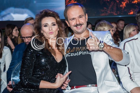  22.02.2018 WARSZAWA<br />PREZENTACJA RAMOWKI TVP WIOSNA 2018<br />N/Z SLAWOMIR ZAPALA MAGDALENA KAJROWICZ<br /> 