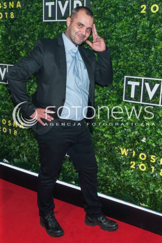  22.02.2018 WARSZAWA<br />PREZENTACJA RAMOWKI TVP WIOSNA 2018<br />N/Z PAWEL KOSLIK<br /> 