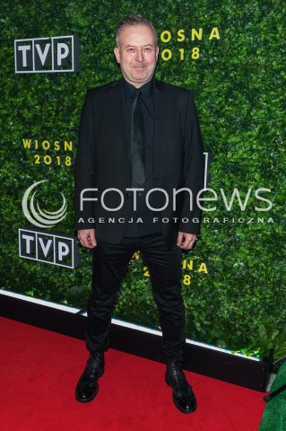  22.02.2018 WARSZAWA<br />PREZENTACJA RAMOWKI TVP WIOSNA 2018<br />N/Z MICHAL BRYS<br /> 