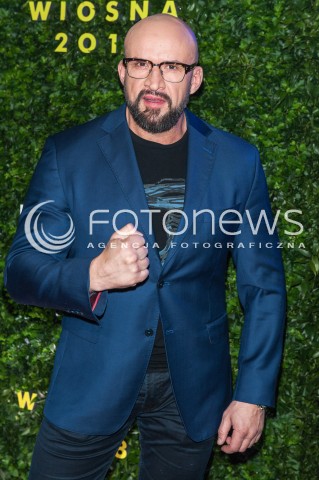  22.02.2018 WARSZAWA<br />PREZENTACJA RAMOWKI TVP WIOSNA 2018<br />N/Z TOMASZ OSWIECINSKI<br /> 