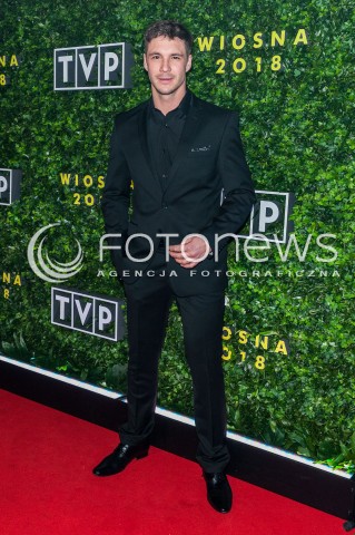  22.02.2018 WARSZAWA<br />PREZENTACJA RAMOWKI TVP WIOSNA 2018<br />N/Z MIKOLAJ ROZNERSKI <br /> 