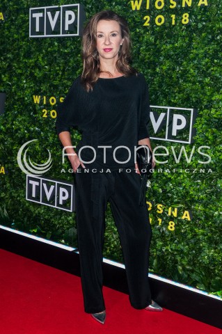  22.02.2018 WARSZAWA<br />PREZENTACJA RAMOWKI TVP WIOSNA 2018<br />N/Z KATARZYNA ANKUDOWICZ<br /> 