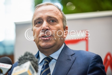  22.02.2018 GDANSK<br />KONFERENCJA PRASOWA Z UDZIALEM LECHA WALESY I GRZEGORZA SCHETYNY W EUROPEJSKIM CENTRUM SOLIDARNOSCI<br />N/Z GRZEGORZ SCHETYNA<br /> 