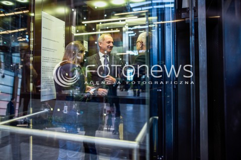  22.02.2018 GDANSK<br />KONFERENCJA PRASOWA Z UDZIALEM LECHA WALESY I GRZEGORZA SCHETYNY W EUROPEJSKIM CENTRUM SOLIDARNOSCI<br />N/Z SLAWOMIR NEUMANN<br /> 