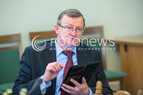  27.02.2018 WARSZAWA SEJM <br />POSIEDZENIE SEJMU<br />N/Z TADEUSZ CYMANSKI<br /> 
