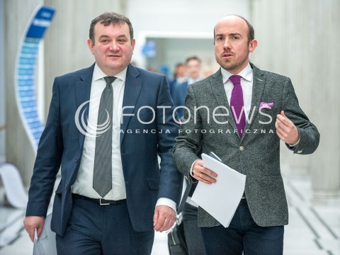  27.02.2018 WARSZAWA SEJM <br />POSIEDZENIE SEJMU<br />N/Z BORYS BUDKA STANISLAW GAWLOWSKI<br /> 