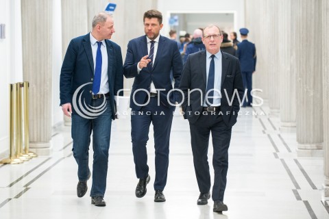  28.02.2018 WARSZAWA SEJM <br />POSIEDZENIE SEJMU<br />N/Z JACEK PROTASIEWICZ RYSZARD PETRU <br /> 