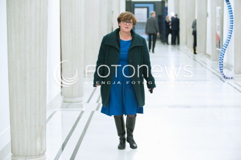  28.02.2018 WARSZAWA SEJM <br />POSIEDZENIE SEJMU<br />N/Z JOANNA KLUZIK - ROSTKOWSKA<br /> 