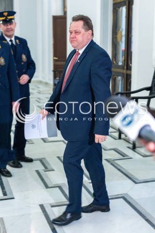  28.02.2018 WARSZAWA SEJM <br />POSIEDZENIE SEJMU<br />N/Z JAROSLAW ZIELINSKI<br /> 